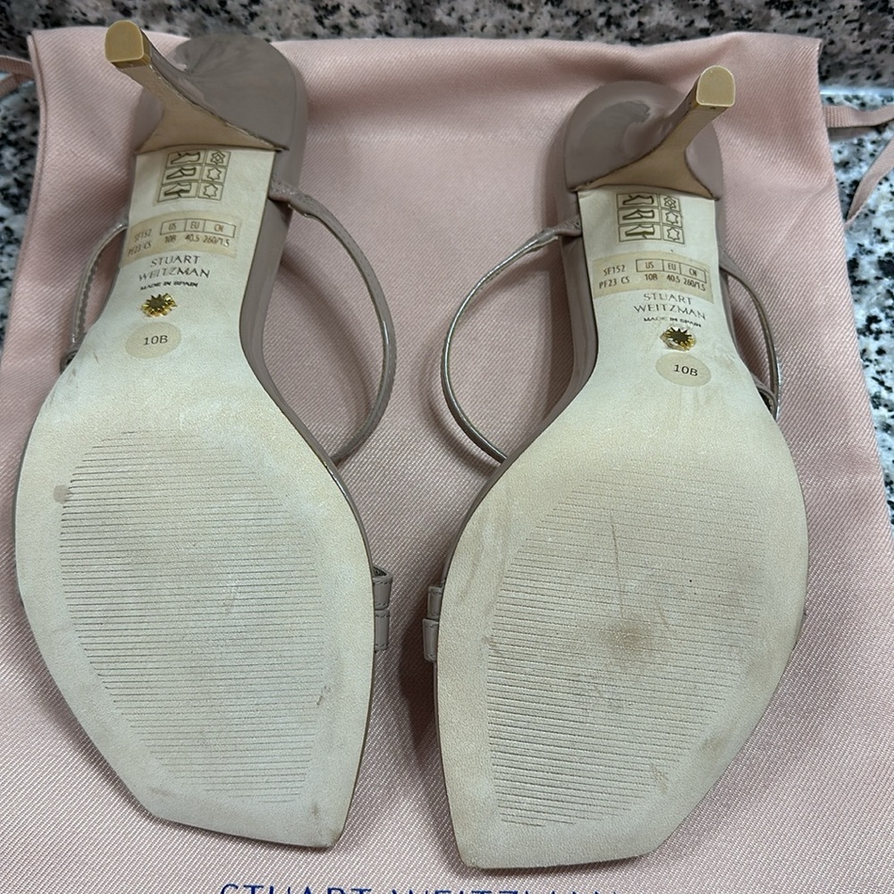 Stuart Weitzman Strapeze 85 Slide Size 10 Nwot - image 6